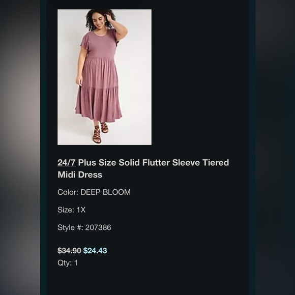 Women’s Midi Dress - Picture 5 of 5